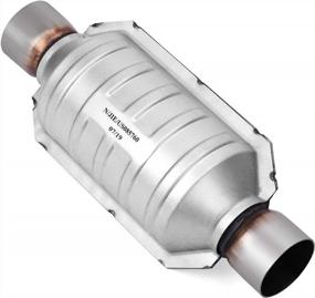 img 4 attached to High Flow YITAMOTOR Stainless Steel Catalytic Converter With O2 Nut- EPA Compliant