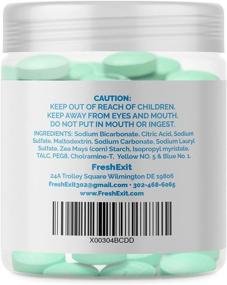 img 1 attached to 🚽 FreshExit Toilet Tablets: Effortless Toilet Odor Elimination with Clean Bowl and Citrus Freshness – A Superior Substitute for Poop Spray – 60ct