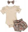 adorable summer outfits for baby girls: ruffled rompers & floral shorts by kangkang logo
