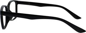 img 2 attached to The Reading Glasses Company Black & Brown Tortoiseshell Readers - 2 Pack Large Mens Spring Hinges RR83-12 +3.50: Great Value for Stylish Glasses