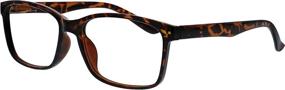 img 1 attached to The Reading Glasses Company Black & Brown Tortoiseshell Readers - 2 Pack Large Mens Spring Hinges RR83-12 +3.50: Great Value for Stylish Glasses