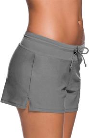 img 3 attached to Happy Sailed Boardshorts Tankini Bottoms Women's Clothing ~ Swimsuits & Cover Ups