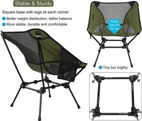 img 3 attached to Lightweight And Durable Folding Camping Chair - Perfect For Outdoor Adventures!