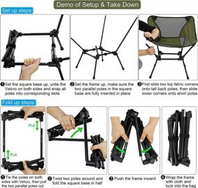 img 1 attached to Lightweight And Durable Folding Camping Chair - Perfect For Outdoor Adventures!