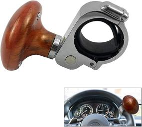 img 4 attached to 🔧 Enhanced QWORK Spinner Power Handle - Steering Wheel Spinner Knob for Efficient Car Steering Wheel Control