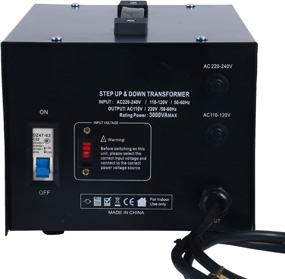 img 1 attached to 3000 Watt Voltage Converter Transformer Protection