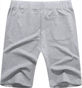 img 3 attached to Janmid Men'S Casual Shorts Elastic Jogger Gym Active Pocket Shorts