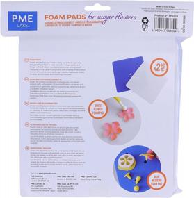 img 3 attached to 🌸 PME Mexican and Sugar Flower Foam Pads: Enhance Your Flower & Gumpaste Modelling with 7.5 x 7.5-Inch Pads