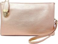 solene wu020b rose gold women's handbags & wallets via crossbody bags logo