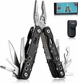 img 4 attached to RoverTac 14-In-1 Multitool Pliers With Safety Lock: Perfect For Camping, Survival, And Simple Repairs