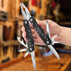 img 2 attached to RoverTac 14-In-1 Multitool Pliers With Safety Lock: Perfect For Camping, Survival, And Simple Repairs