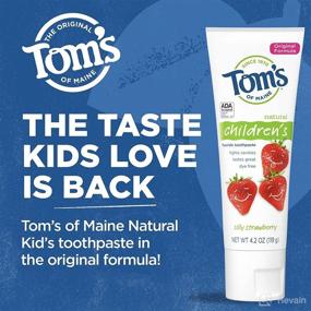 img 3 attached to Toms Maine Children's Toothpaste Strawberry