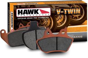 img 1 attached to 🏍️ Hawk Performance HMC409HH Metallic Brake Pad Set for Motorcycles