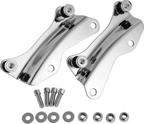 img 4 attached to 🔧 Chrome 4 Point Docking Hardware Kit for Harley Davidson Touring Street Glide Road King Electra Glide, Years 2014-2021