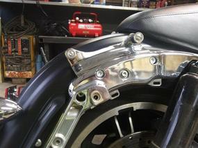 img 3 attached to 🔧 Chrome 4 Point Docking Hardware Kit for Harley Davidson Touring Street Glide Road King Electra Glide, Years 2014-2021