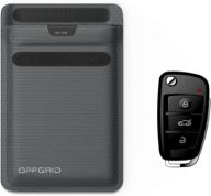 🔒 offgrid by edec- faraday key fob protector: premium signal-blocking bag for car key fob логотип