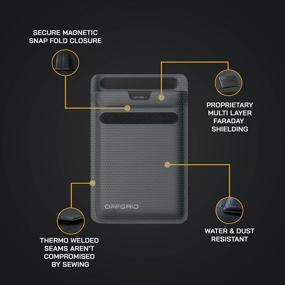 img 2 attached to 🔒 OffGrid by EDEC- Faraday Key Fob Protector: Premium Signal-Blocking Bag for Car Key Fob