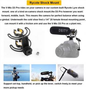 img 1 attached to Deity V-Mic D3 Pro Location Kit Суперкардиоидный направленный микрофон для цифровых зеркальных фотокамер, видеокамер и многого другого!