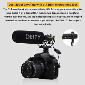 img 3 attached to Deity V-Mic D3 Pro Location Kit Суперкардиоидный направленный микрофон для цифровых зеркальных фотокамер, видеокамер и многого другого!