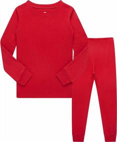 img 4 attached to KikizYe Long Sleeve Pajamas For Little Boys - Kids Jammies & Child PJs!