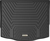 yitamotor all-weather custom fit cargo mats | 2020-2023 ford 🌧️ escape (non-hybrid) | black cargo trunk liner | enhanced all-weather protection логотип