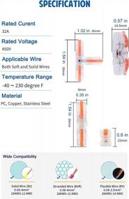 img 1 attached to Lever Wire Connector Kit: 20 Pack Combo With T-Tap Connectors And 2-Way Splice Connectors For AWG 28-12 - Reliable And Easy To Use