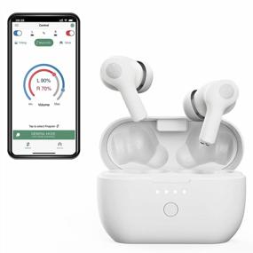 img 4 attached to Maihear Rechargeable Bluetooth Hearing Aids With APP Control For Seniors Adults, Digital Personal Sound Amplifier Device With Earbuds For Feedback Reduction And Noise Cancelling - 1 Pair