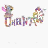 stickeru ohana means family sticker логотип