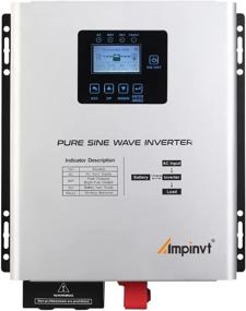 img 3 attached to 1200W Pure Sine Wave Inverter With AC Charger, DC 12V To AC 120V Output - Off Grid Inverter For Lithium, Sealed, AGM, Gel, And Flooded Batteries By Ampinvt