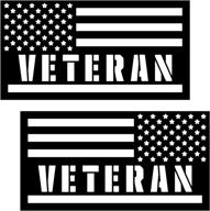 gatmags veteran flag vehicle magnets (x2): american flag magnet with high grip magnetic vinyl in black логотип