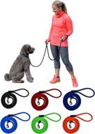 🐾 peak pooch - 6ft midnight blue dog leash - strong rope leash for dogs - durable mountain climbing rope with sturdy bull buckle &amp; comfortable handle logo