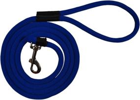 img 1 attached to 🐾 Peak Pooch - 6ft Midnight Blue Dog Leash - Strong Rope Leash for Dogs - Durable Mountain Climbing Rope with Sturdy Bull Buckle &amp; Comfortable Handle