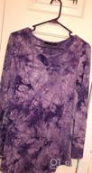 img 1 attached to DJT Women'S Stylish Tie-Dyed Tunic Top With Flattering Hankerchief Hemline review by Scott Bradford