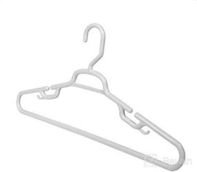 img 4 attached to 👕 Set of 3 Heavy Duty Plastic Hangers - Size 19 Inches