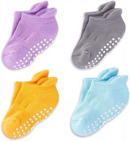 img 2 attached to Zmart, новинка, носки для малышей, детские носки для новорожденных, забавные детские носки, подарок, подарки для детского душа, 4 пары