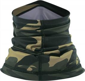 img 2 attached to Windproof Neck Gaiter Face Scarf Cover Dust-Proof Bandana Warmer Mask For Cooling