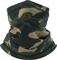 windproof neck gaiter face scarf cover dust-proof bandana warmer mask for cooling logo