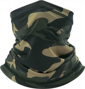 img 4 attached to Windproof Neck Gaiter Face Scarf Cover Dust-Proof Bandana Warmer Mask For Cooling