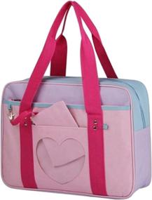 img 4 attached to SEO-Optimized Japanese Lolita Cosplay Women's Handbags & Wallets: Duffle School Shoulder Bags Option