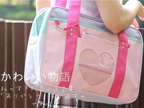 img 3 attached to SEO-Optimized Japanese Lolita Cosplay Women's Handbags & Wallets: Duffle School Shoulder Bags Option