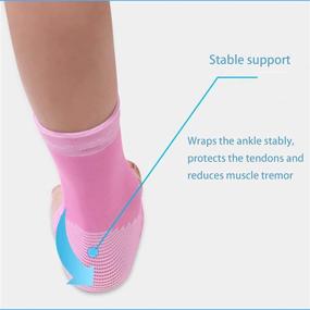 img 1 attached to Children's Compression Sleeves with Foot Arch Support - 1 Pair