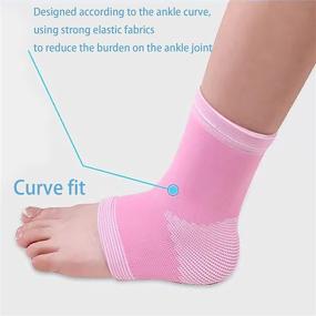 img 3 attached to Children's Compression Sleeves with Foot Arch Support - 1 Pair