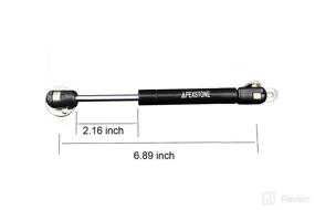 img 3 attached to Apexstone 80N/18lb 7 Inch Gas Strut Cabinet Lid Stay - Set of 2 Gas Shocks Lift Supports Gas Spring