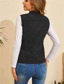 img 2 attached to YACUN Quilted Lightweight Sleeveless Outerwear Women's Clothing via Coats, Jackets & Vests