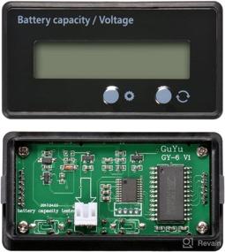 img 1 attached to 🔋 Waterproof LCD Battery Capacity Monitor Gauge Meter for Lead Acid and Lithium Batteries - 12V/24V/36V/48V Voltage Meter Tester with Blue Backlight for Vehicle Battery Status Indicator