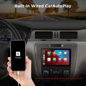 img 2 attached to Обновите свой Chevrolet Silverado/GMC/Buick с помощью автомобильной стереосистемы XTRONS с 8-дюймовым сенсорным экраном — Android 10, GPS-навигация, Bluetooth 5.0, DSP, Car Auto Play и выход RCA