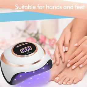 img 3 attached to Get Flawless Nails Every Time With 180W UV Nail Lamp - Fast Curing And Professional - Perfect For Home And Salon Use!