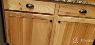 img 1 attached to HOMOTEK 12 Pack Drawer Bin Cup Pulls Dresser Pulls For Cabinets Matte Brushed Satin Nickel - 3 Inch Hole Centers Furniture Handles,Kitchen Cabinet Hardware review by Quinton Wonsley