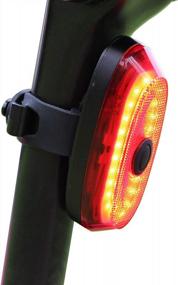img 4 attached to Stay Safe While Cycling With G Keni Smart Bike Tail Light - Auto On/Off, Waterproof, USB Rechargeable, And Ultra Bright LED Warning Back Bicycle Flashlight!