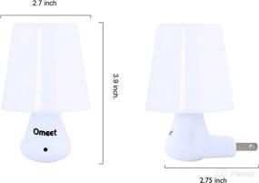 img 3 attached to 🌙 Timed Adjustable LED Wall Nightlight Lamp - Ideal for Baby Nursery - 2Pack White